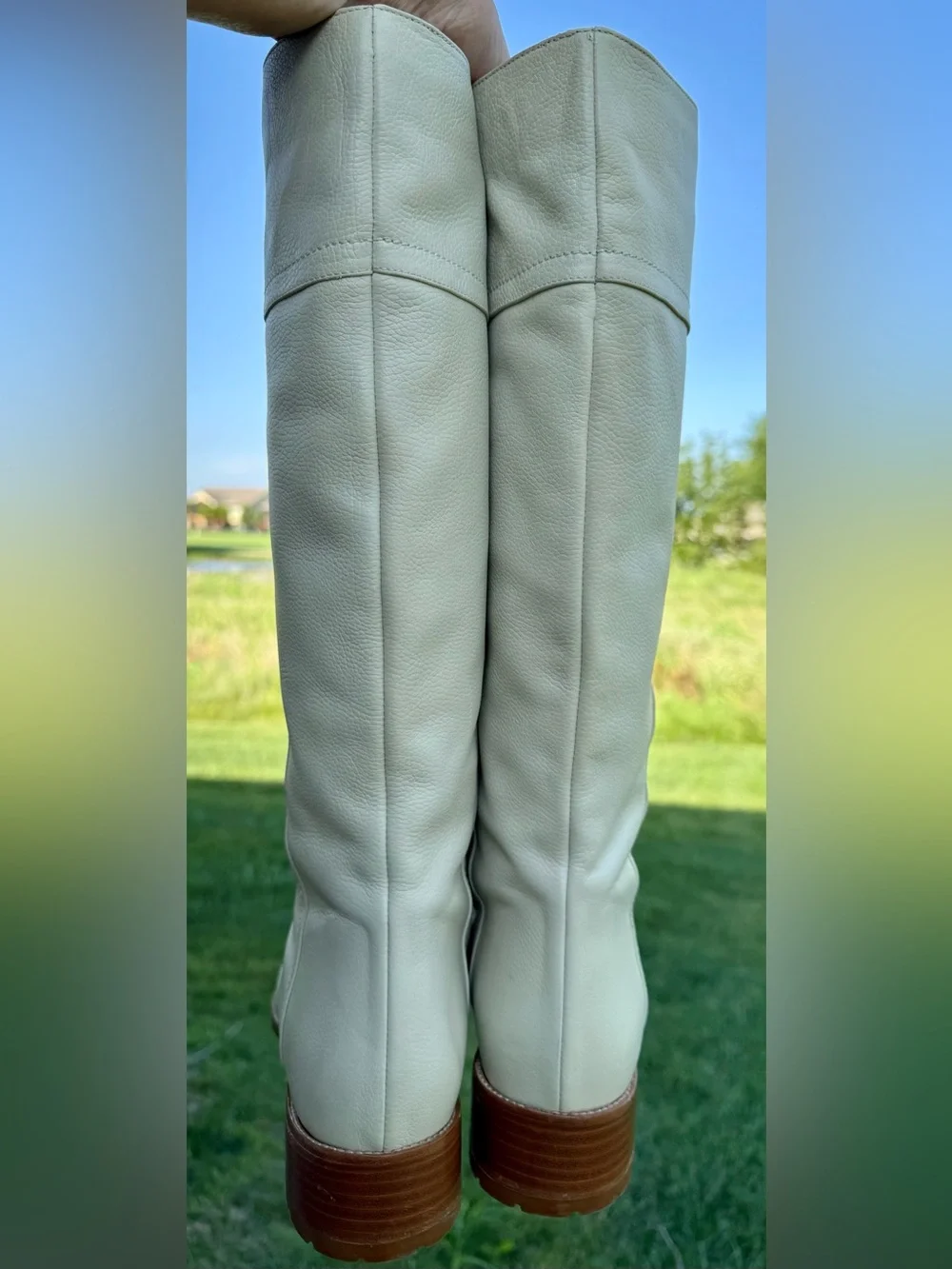 Bruno Magli Leather Over-the-Knee Boots 42